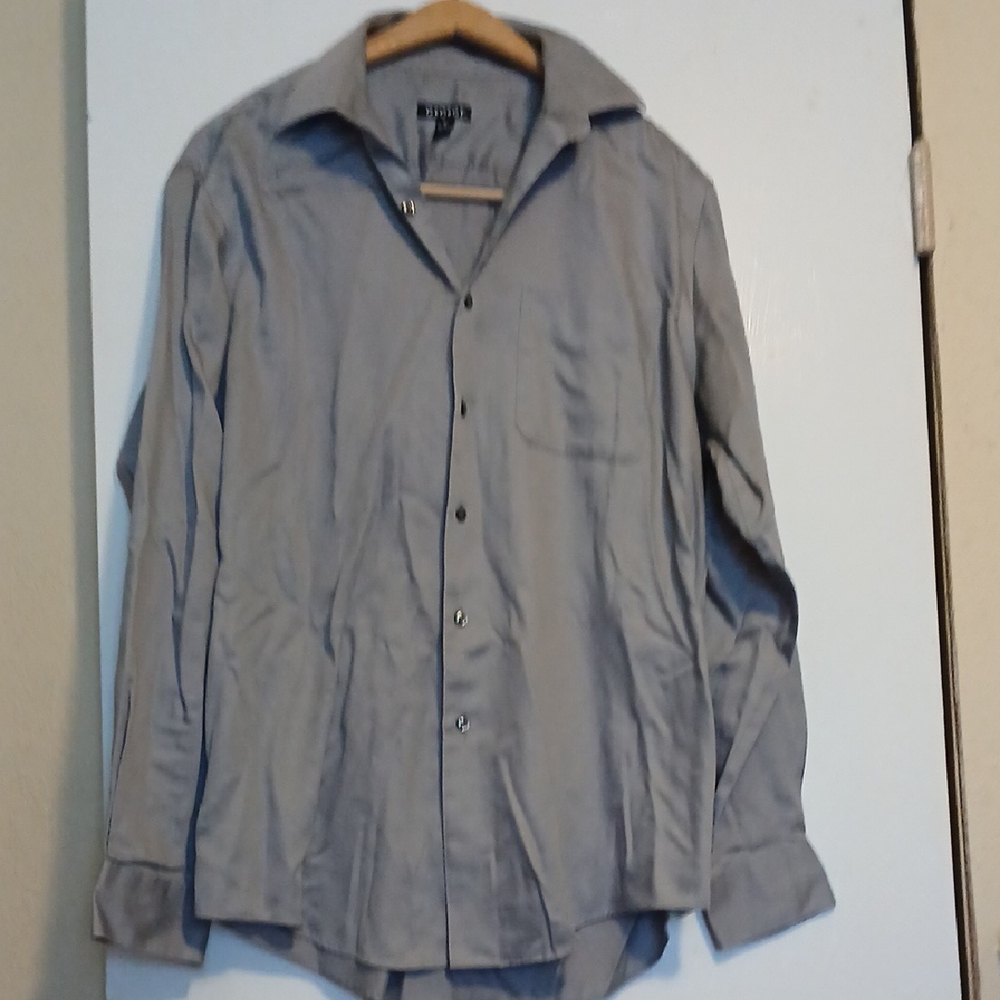 George Mens Button Up Dress Shirt M